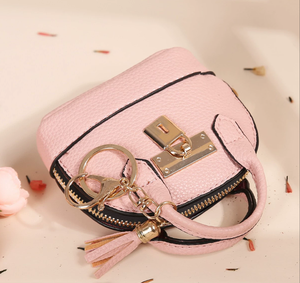 Monedero de Cuero con Cremallera de Diseño de Lujo, Monedero para Monedas y Llavero, Bolsos de Mano, Mini Bolso Bonito, Monedero para Monedas, Llavero, Bolso Monedero - Product Image 3