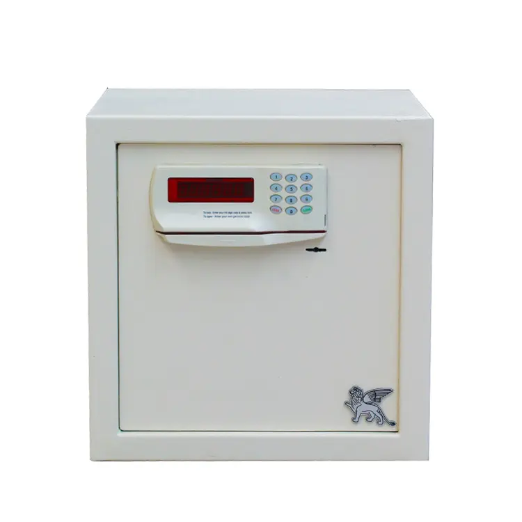 high quality metal steel safety box for hotel, home or office with USB digital card lock and main key lock