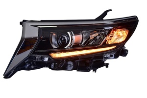 Bộ body kit xe hơi Hot Hot Hot, nâng cấp đèn <span class=keywords><strong>halogen</strong></span> lên đèn pha <span class=keywords><strong>LED</strong></span> kép, phụ tùng ô tô, đèn pha trước cho PRADO LC150 2018 - Product Image 2