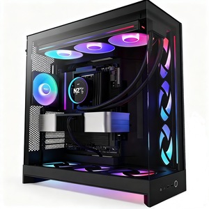 Boîtier d'ordinateur en gros <span class=keywords><strong>NZXT</strong></span> H6 Flow blanc et noir RGB, boîtier de tour moyen pour PC de jeu, pour commandes en gros - Product Image 1