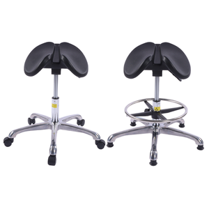 M29 Adjustable Horse <b>Saddle</b> Stool <b>Chair</b> Aluminum Alloy Base for Hospital- Dentist Clinic Use - Product Image 1