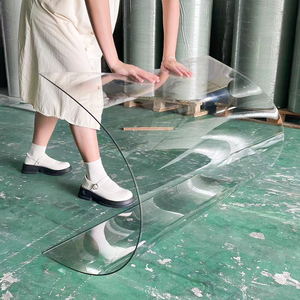 PCキャストアクリル透明シート2mm/4mm透明PCシート割れないポリカーボネートシートプラスチック建材に適用 - Product Image 1