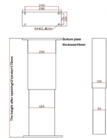 Kolom Pengangkat Listrik SLA-LC01 4000N Motor DC Aktuator Linear untuk Meja Kursi Sofa dengan Stroke yang Dapat Disesuaikan OEM