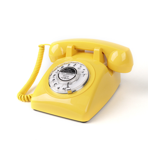 <span class=keywords><strong>Téléphone</strong></span> <span class=keywords><strong>fixe</strong></span> rétro ABS, <span class=keywords><strong>téléphone</strong></span> à cadran rotatif, <span class=keywords><strong>téléphone</strong></span> filaire vintage pour la maison ou le bureau - Product Image 5
