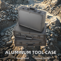 Mallette en aluminium pour mallette rigide Mallette de transport d'équipement et d'outils d'usine avec support OEM & ODM Taille personnalisée et mousse