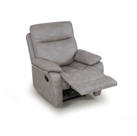 Fauteuil inclinable en cuir, fauteuil inclinable manuel, canapé simple pour salon, chambre à coucher, détente à domicile
