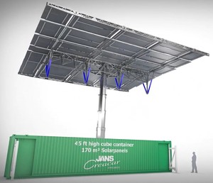 Tamir kapları hidrolik silindir kanat uçan açık yan kapı 40ft kargo konteyneri - Product Image 5