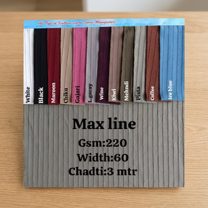 Tela de Poliéster y Algodón Texturizada Premium MAX LINE, 220 GSM, 60 Pulgadas de Ancho, Tejido para Prendas, Tapicería y Decoración del Hogar - Product Image 3