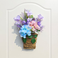 Fleurs artificielles en soie de haute qualité, lavande, pour décorations de fête, matériaux pour arrangements floraux DIY