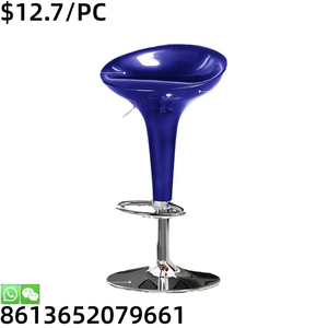 Chaise de bar en plastique de <span class=keywords><strong>tabouret</strong></span> de comptoir de <span class=keywords><strong>hauteur</strong></span> de salle à manger de <span class=keywords><strong>snack</strong></span> au design moderne - Product Image 4