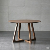 Ensemble de table et de chaises pliantes en bois de style minimaliste nordique japonais, meubles modernes pour la maison et les restaurants