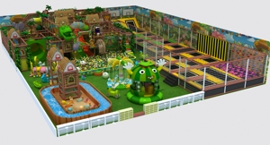 Parque Infantil Interior Royal Ocean Park con Piscina de Pelotas, Tobogán y Laberinto para Niños - Product Image 4