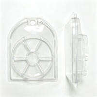 Barquette en PET transparente de qualité supérieure pour hameçons et lignes de pêche, emballage transparent économique en gros pour le marché SEA