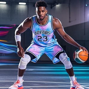 Vente en gros de vêtements de basket-ball respirants à séchage rapide gilet d'entraînement sublimé maillot de basket-ball personnalisé avec sans manches - Product Image 3