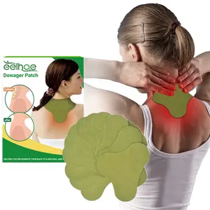 EELHOE neck dowager patch 12 pezzi spalla posteriore sollievo dal dolore articolare patch per la cura del corpo sollievo dal dolore della colonna vertebrale cervicale patch per il collo