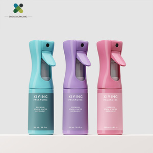 Bouteille pulvérisateur vide rechargeable en <span class=keywords><strong>plastique</strong></span> bleu avec gâchette, en stock, pour désinfectant pour les mains - Product Image 5