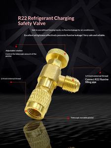 วาล์วนิรภัยเครื่องปรับอากาศ วาล์วเติมน้ำยาแอร์ R410A วาล์วเติมน้ำยาแอร์ R22 อุปกรณ์แปลงหัวเติมน้ำยาแอร์ วาล์วระบายแรงดัน วาล์วป้องกันการแข็งตัว 1 - Product Image 3