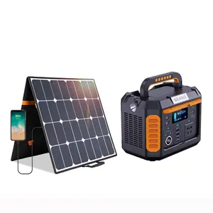 Hbower Outdoor Portable Power Station Lithium 500W 1000W Camping Solar Portable Power Station Generator 500W 1000W