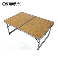 Vente à chaud Table pliable d'extérieur Tables pliantes en alliage d'aluminium Valise rétractable portable Table pliante pour le camping
