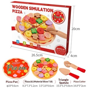 Popular Juego <span class=keywords><strong>de</strong></span> <span class=keywords><strong>Comida</strong></span> <span class=keywords><strong>de</strong></span> Juguete <span class=keywords><strong>de</strong></span> Madera para Cortar <span class=keywords><strong>Pizza</strong></span>, Juguete <span class=keywords><strong>de</strong></span> Cocina <span class=keywords><strong>de</strong></span> Simulación para Niños Pequeños, Juego <span class=keywords><strong>de</strong></span> Roles - Product Image 6