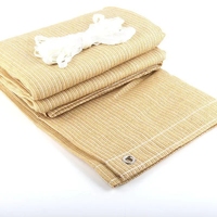 Voile d'ombrage de jardin imperméable à 95 % avec protection UV, toile en polyester enduit de PVC de poids moyen, auvent de terrasse extérieur