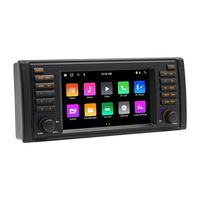 Système multimédia de voiture sans fil Carplay Android Auto WiFi Bluetooth Aux Radio FM Lecteur DVD de voiture Android pour BMW E53