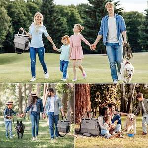 Sac à dos de voyage pour chien, échantillon gratuit, approuvé par les compagnies aériennes, sacs pour chiens pour voyager, fournitures pour sacs à couches pour chiots, camping pour animaux de compagnie - Product Image 4