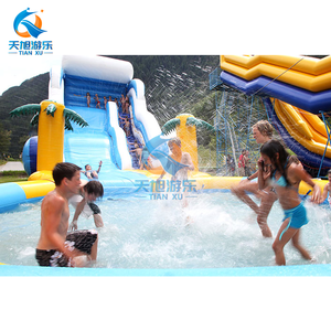 Phổ biến nhất thương mại PVC <span class=keywords><strong>Inflatable</strong></span> di động công viên nước trượt nước hồ bơi nhảy lâu đài <span class=keywords><strong>Inflatable</strong></span> trượt nước nhảy lâu đài - Product Image 4