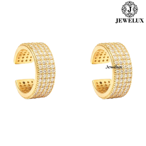 Premium VVS Diamond <b>Stud</b> Earrings 925 Sterling <b>Silver</b> Rhodium Plated IGI Certified for Women's Parties Gifts India Jewelux - Product Image 3