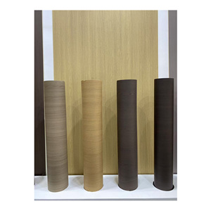 Película Decorativa de PVC con Diseño de Madera Mixta <span class=keywords><strong>Italiana</strong></span> para Puertas de Muebles, 0.18mm/0.25mm de Grosor, Impermeable, Ignífuga y con Relieve - Product Image 2