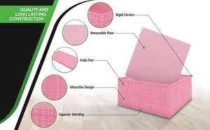 Juego <span class=keywords><strong>de</strong></span> 12 cajones plegables para organizador <span class=keywords><strong>de</strong></span> armario, ropa interior, sujetador, cestas <span class=keywords><strong>de</strong></span> almacenamiento, cajón divisor para tocador, organizador <span class=keywords><strong>de</strong></span> ropa, comida - Product Image 6