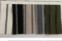 Serviettes en lin et coton délavé à rayures naturelles, pour vente en gros, restaurant, hôtel et mariage