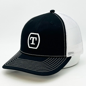 Özel şirket şapka Gorras deri yama işlemeli <span class=keywords><strong>Snapback</strong></span> kap Mens siyah Camo Richardson 112 kamyon şoförü şapkaları - Product Image 3