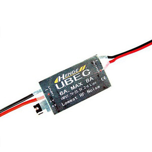 Regulador de voltaje UBEC 6A MAX para avión RC, fuente de alimentación eléctrica, uso en exteriores, listo para usar - Product Image 2