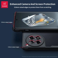 Xundd pour OnePlus ACE 3 étui antichoc Airbag pare-chocs protection TPU et acrylique couverture arrière transparente pour Oneplus ACE 5 Pro étui