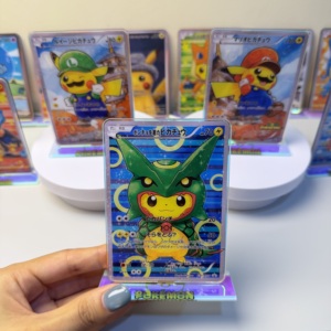 Nouvelle boîte de présentation rectangulaire <span class=keywords><strong>en</strong></span> acrylique pour cartes TCG Anime, effet laser <span class=keywords><strong>arc</strong></span>-<span class=keywords><strong>en</strong></span>-<span class=keywords><strong>ciel</strong></span>, impression UV double face, vente <span class=keywords><strong>en</strong></span> gros - Product Image 5