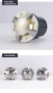 Iluminación LED para Escaleras, IP65, Subterránea, para Exteriores, Paisajismo, Regulable, RGB, Luz de Color de Frecuencia Variable, AC/DC 12V-24V, Aluminio Fundido a Presión - Product Image 2