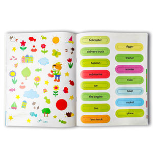 Livre d'autocollants personnalisé imprimé livre d'apprentissage amusant pour enfants cadeau voiture autocollants livres activité éducative - Product Image 5