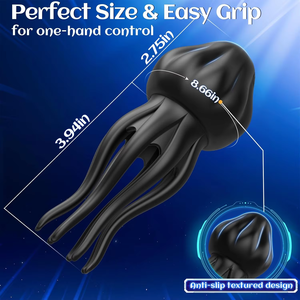 Godet de masturbation électrique étanche pour hommes, 10 vibrations, 8 tentacules, modèle avion - Product Image 6
