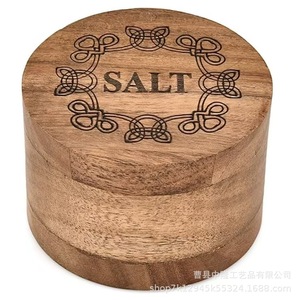 Acacia Wood Pet <b>Urn</b> Round Rectangle Airtight Memorial Box For <b>Cat</b> Dog Hair Collection - Product Image 2