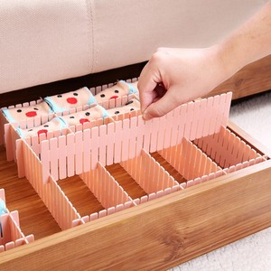 Drawer organizer dividers, freely combinable categorization dividers, plastic underwear and sock grids, drawer <b>storage</b> and - Product Image 4