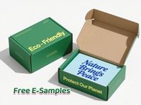 Boîte d'emballage de cadeau en papier cosmétique kraft pliable ondulé Boîte postale d'expédition en carton imprimée de luxe avec logo personnalisé