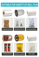 Pochette alimentaire automatique en plastique, machine de remplissage et d'emballage multifonctions pour les sacs de thé, le café, le sucre et les noix, grande taille
