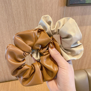 FanYue-corbatas <span class=keywords><strong>de</strong></span> pelo <span class=keywords><strong>de</strong></span> buena calidad para mujer, moda coreana, <span class=keywords><strong>de</strong></span> cuero, temperamento, para invierno, 2022 - Product Image 1