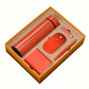 Set de Regalo Promocional 5 en 1: Mouse, Batería Externa, Botella de Agua, Bolígrafo y USB, para la Escuela, Oficina, Negocios, Regalos para Empleados y Souvenirs - Product Image 1