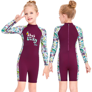 Enfants <span class=keywords><strong>maillot</strong></span> <span class=keywords><strong>de</strong></span> <span class=keywords><strong>bain</strong></span> filles crème solaire une <span class=keywords><strong>pièce</strong></span> plongée peau à manches longues <span class=keywords><strong>Shorty</strong></span> combinaison enfants maillots <span class=keywords><strong>de</strong></span> <span class=keywords><strong>bain</strong></span> séchage rapide maillots <span class=keywords><strong>de</strong></span> <span class=keywords><strong>bain</strong></span> W062 - Product Image 4