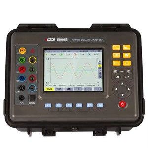Analizador Digital de Calidad de Energía 5000B con Pinza de 8mm, Aproximadamente 10 Horas de Autonomía, 4 Canales de Voltaje y Corriente - Product Image 1