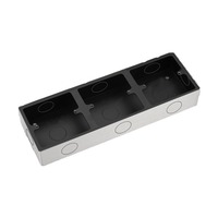 Caja de Acero Inoxidable Tipo 86 de Bajo Precio para Montaje en Superficie, Caja de Salida Expuesta, Panel de Interruptor de Pared, Enchufe Universal Expuesto