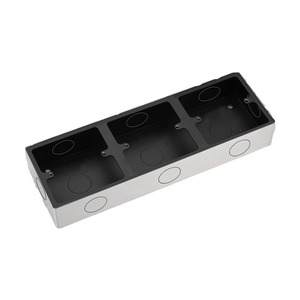 Boîtier de montage apparent <span class=keywords><strong>en</strong></span> acier inoxydable Dongte Modèle 286 de type 86 pour interrupteur mural et panneau de <span class=keywords><strong>prise</strong></span> universel apparent - Product Image 5