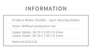 Mini Cuchillas de Afeitar Personalizables de Marca Privada, Cuchillas de Acero Inoxidable para Maquillaje, 2 y 3 Cuchillas para Afeitar - Product Image 6